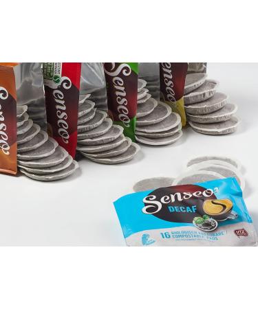 Senseo Pads Sample Box - 5 Varieties 74 UTZ-Certified Coffee Pods | 5-Pack Variety Pack - Buy Online on SooperMarket.com