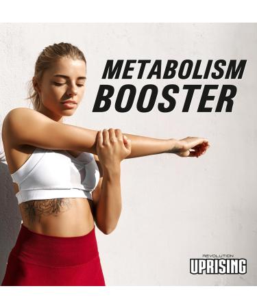 Revolution Nutrition Uprising Smokin' Hot CLA Carnitine Tartrate Caffeine Vitamin B6 B12 300g 60 Servings Orange Cream Orange Cream 300g - Buy Online on SooperMarket.com