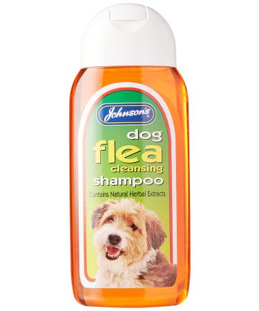 JVP Johnsons Dog Flea Cleansing Shampoo 200ml 200 ml (Pack of 1)