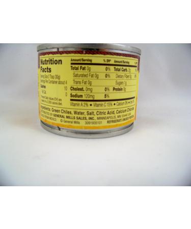 Old El Paso Green Chiles Chopped Mild Peeled 4.5 Oz (Pack of 6) - Authentic Mexican Flavor for Your Recipes - Buy Online on SooperMarket.com