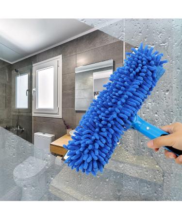 VITEVER Professional Window Squeegee Cleaner Tool with Extension Pole - 2-in-1 Scrubber Cleaning Kit - Buy Online on SooperMarket.com