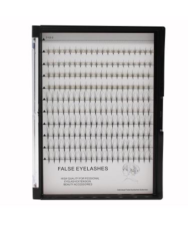 Bodermincer 8-9-10-11-12mm Mixed/9-11-13-15mm Mixed 5D Heat Bonded Pre Made Volume fans Faux Mink Premade Russian Volume Eyelash Extension Supplies (8-9-10-11-12mm Mixed)