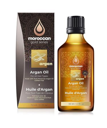 Moroccan Gold Series Deluxe Combo Set - Argan Oil Treatment with Keratin 50ml & Treatment Mask 250ml - Buy Online on SooperMarket.com