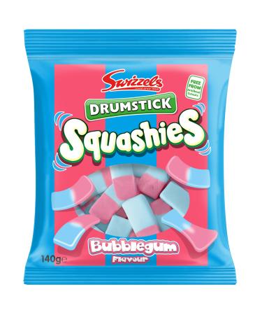 Swizzels Squashies Sweets - Bubblegum Flavour- Single Pack 140g 140g Pack