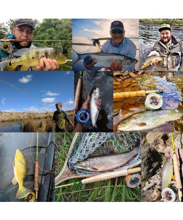 Maximcatch Ultra-Lite Fly Rod for Panfish & Trout - 6' to 7'6 | 1/2/3 WT | 4-Piece Combo for Ultimate Fishing Experience - Buy Online on SooperMarket.com