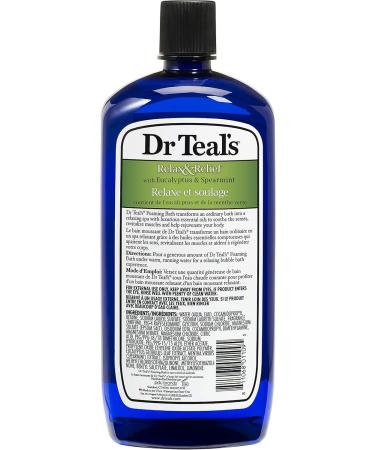 Dr Teal's Eucalyptus & Spearmint Foaming Bath (1000 Milliliter) + Dr Teal's Pink Himalayan Foaming Bath (1000 Milliliter) Foaming Bath + Pink Himalayan - Buy Online on SooperMarket.com
