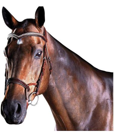 Collegiate ComFiTec Patent Snaffle Bridle - Brown Cob | Premium Quality Equestrian Gear for International Shipping - Buy Online on SooperMarket.com