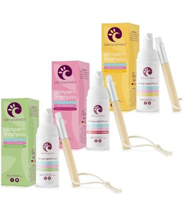 Wimpanista Eyelash Shampoo - Vanilla Scent Oil-Free Dermatologically Tested | 50ml | Made in Germany - Perfect Eyelash Care - Buy Online on SooperMarket.com