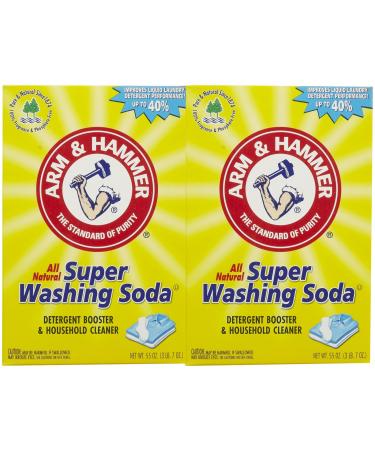 Arm & Hammer Super Washing Soda 55 oz Pack of 2