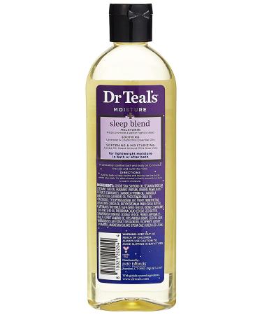 Dr Teal's Melatonin Essential Oil Moisturizing Bath & Body Oil 8.8oz - Deeply Hydrating Formula - Buy Online on SooperMarket.com