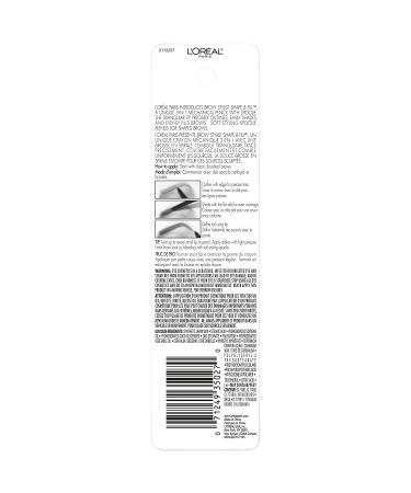 L'Oreal Brow Stylist Shape & Fill 400 Blonde - Precision Brow Makeup 0.008 oz - Buy Online on SooperMarket.com