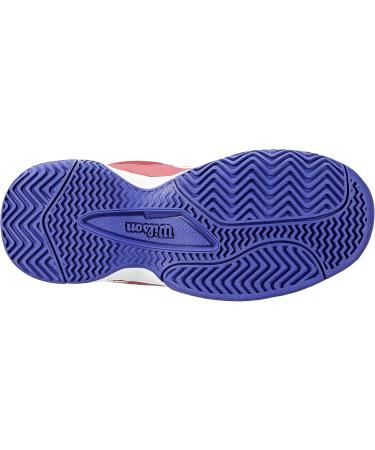 Wilson Girls Tennis Shoes - RUSH PRO JR QL Pink/White/Blue - Size 34 2/3 - All Surfaces - Ideal for All Player Types - WRS327900E025 - Buy Online on SooperMarket.com