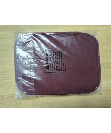 Narwey Hanging Travel Toiletry Bag for Women - Wine Red (Large) | Organizer for Cosmetics, Makeup, and Travel Size Accessories - Buy Online on SooperMarket.com