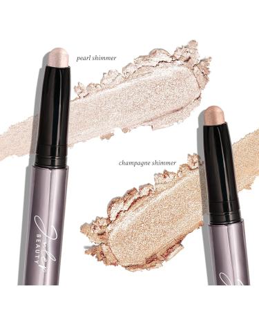 Julep Eyeshadow 101 Cr me to Powder Waterproof Eyeshadow Stick Duo - Champagne Shimmer & Pearl Shimmer - Buy Online on SooperMarket.com