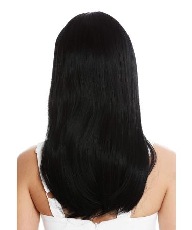 WIG ME UP MA116-1 Women's Long Straight Black Wig with Bangs - Retro 50s Style eCommerce Shipping Worldwide - Buy Online on SooperMarket.com