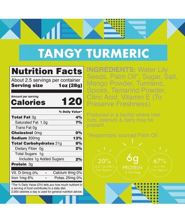 Taali Tangy Turmeric Water Lily Pops 4-Pack | Protein-Rich Snack | Non-GMO | 2.3 oz - Buy Online on SooperMarket.com