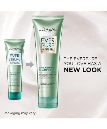 L'Oreal Paris EverStrong Thickening Shampoo and Conditioner Kit with Rosemary - 8.5 Fl Oz each - Buy Online on SooperMarket.com
