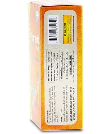 Turmeric Skin Brightening Beauty Soap - Reduce Acne, Fade Scars, and Cleanse for Soft & Bright Skin (100 gm) - Buy Online on SooperMarket.com