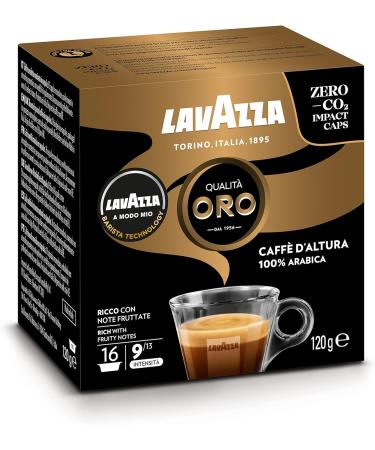 Lavazza A Modo Mio Oro Caffe Altura Coffee Capsules 8 Count (Pack of 2) - Buy Online on SooperMarket.com