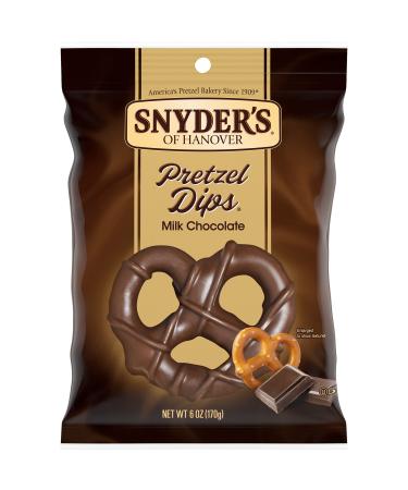 Snyder's of Hanover Pretzels, Milk Chocolate Covered Pretzels, 6 Oz
