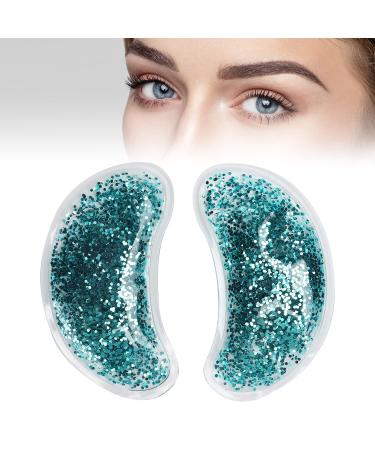 Gel Eye Mask Eye Gel Ice Pack Relieve Fatigue Dark Therapy Eye Patch Under-Eye Patches For Relief Tired Eyes Dark For Circles Dry Eyes Treatment (Green)