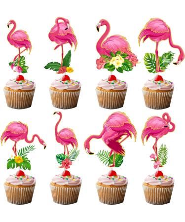 Tropical Flamingo Cupcake Toppers - Buy Online on SooperMarket.com