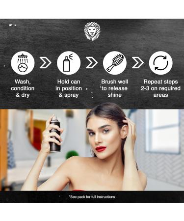 Mane Hair Thickening Spray & Root Touch Up Seal & Control Combo Pack Instantly Thicker Hair for Men & Women Fill in Hairlines and Hide Thinning and Fine Patches - Dark Brown 12 Colors (6.76 oz) - Buy Online on SooperMarket.com