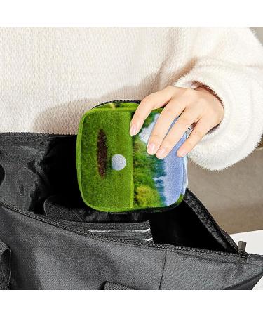 Anna Cowper Sport Golf Ball Sanitary Napkin Storage Bag | Portable Period Pouch for Women Teen Girls | Multi-colored - Buy Online on SooperMarket.com