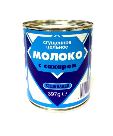 2 x 397g Steinhauer sweetened condensed milk 8% fat