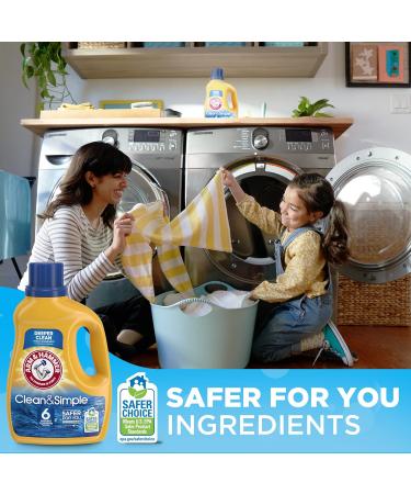 Buy Arm & Hammer Clean & Simple Laundry Detergent - 77 Loads 100.5 Fl oz | Eco-Friendly & Effective Cleaning Solution - International Shipping Available - Buy Online on SooperMarket.com