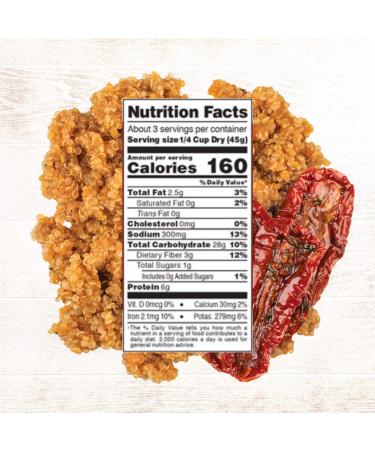 Roland Foods Sun-Dried Tomato Seasoned Quinoa - Gluten Free, Imported Specialty Food, 5.46 oz - Buy Online on SooperMarket.com
