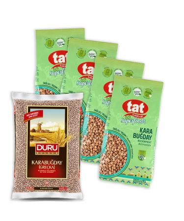 My Bazar Set 4+1 Buckwheat (Greek Crunch) 4x500g Tat Buckwheat + 1x1000g DURU Buckwheat FREE 5-piece set