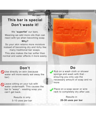 Solpri Shield Tea Tree Soap Bar 4 oz (2 Pack) with Lemongrass Eucalyptus Oil - Skin Safe for Jock Itch & Athlete's Foot - Buy Online on SooperMarket.com