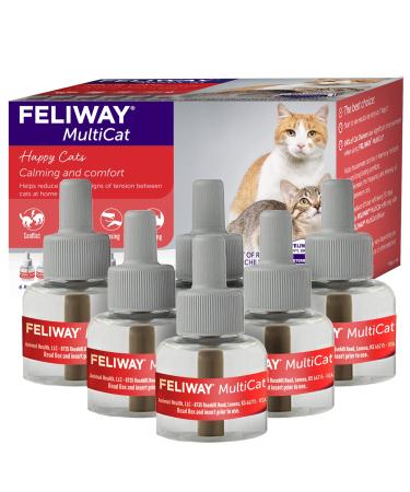 FELIWAY MultiCat Calming Pheromone, 30 Day Refill - 6 Pack