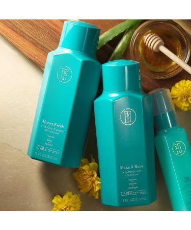 TPH by Taraji Make it Rain Conditioner | Hydrating & Strengthening Formula with Aloe, Avocado Oil, & Moringa Oil | For All Hair Types | Vegan & Sulfate-Free - 12 fl. oz - Buy Online on SooperMarket.com