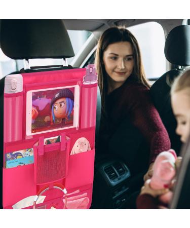 Toniebox Car Organiser - Pink Seat Back Holder with Tablet & Headphones Hook | UK Kids Toy Storage Case for Tonies Characters - Buy Online on SooperMarket.com
