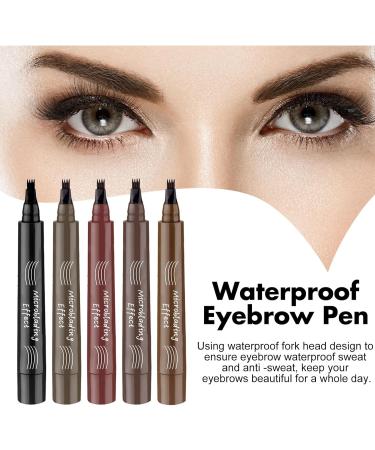3 PCS Eyebrow Pencil Eyebrow Pen Waterproof Brow pen Microblading Eye Brow Pencils Long Lasting Natural Eyebrow Pen Black & Black-gray & Light Brown 3 count (Pack of 1) 03 Black & Black-gray & Light Brown - Buy Online on SooperMarket.com