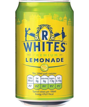 R Whites Lemonade 330ml (Pack of 24) Lemon 7.92 l (Pack of 1) - Buy Online on SooperMarket.com