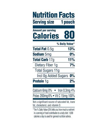 Gerber Organic Baby Food Pouches - WonderFoods Banana Red Berries Granola 3.5oz (Pack of 12) - Buy Online on SooperMarket.com