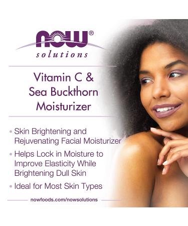 Now Foods Vitamin C & Sea Buckthorn Moisturizer 2 fl oz - Hydrating Skin Care Solution - Buy Online on SooperMarket.com