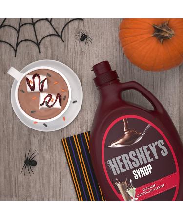 HERSHEY'S Genuine Chocolate Syrup - Halloween Edition - 48 oz Bulk Bottle - Buy Online on SooperMarket.com