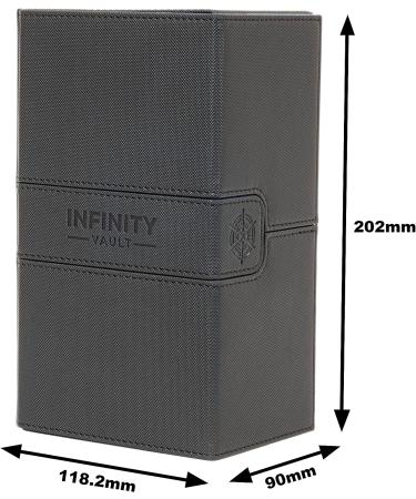 Sideloader 200 Premium Commander Deck Box - Holds 200+ Double Sleeved Cards - Blue Interior - Ideal for MTG, TCG, Pokemon - with Dice Tray - Buy Online on SooperMarket.com