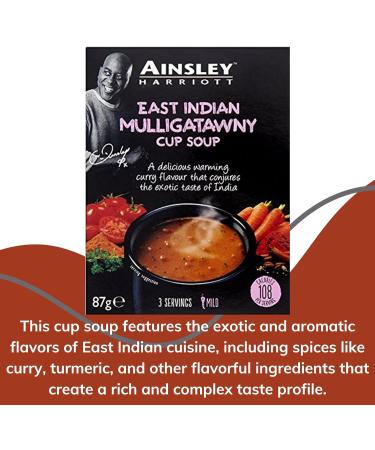 Ainsley Harriott Cup Soup bundle contains Broccoli & Stilton Szechuan Hot & Sour East Indian Mulligatawny Thai Chicken & Lemongrass Total of 12 Sachets Wooden Spoon - Buy Online on SooperMarket.com