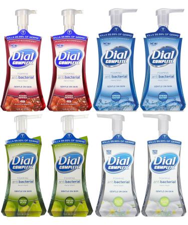 Dial Complete Foaming Anti-bacterial Hand Wash Variety (8 pack)