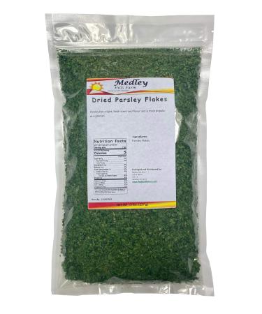 Dried Parsley Flakes by Medley Hills Farm 8 oz Bulk Spices