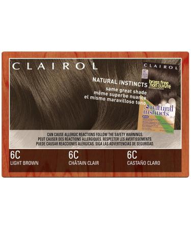 Buy Clairol Natural Instincts 6C Brass Free Light Brown International Shipping Available - Buy Online on SooperMarket.com