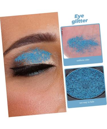 BELLIFFY Glitter Eyeshadow Palette DIY Shiny Eyeshadow Plate Eyeshadow Single Shadow Green Plastic - Buy Online on SooperMarket.com