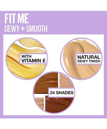 Maybelline Fit Me Dewy + Smooth Foundation 2-Pack - 228 Soft Tan - Buy Online on SooperMarket.com