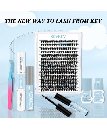 300 Pcs Individual Lash Clusters 9-16mm Mix Length DIY Extension - Dramatic Volume & Easy Self Application at Home - C-Mix 50D - Buy Online on SooperMarket.com