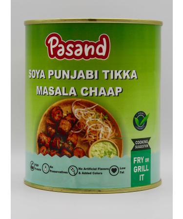 PASAND SOYA PUNJABI TIKKA MASALA CHAAP 850G